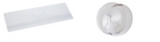 Shelf talker with 2 suction cups