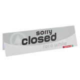 SPAR Till closed sign